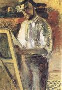Self-Portrait in Shirtsleeves (mk35) Henri Matisse